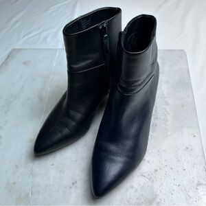 Cole Haan Black Leather Ankle Boots
